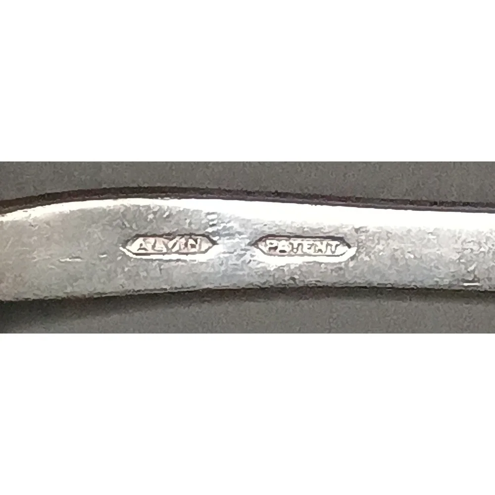 Diana (Silverplate, 1910, Monograms) by Alvin - 6 pieces
